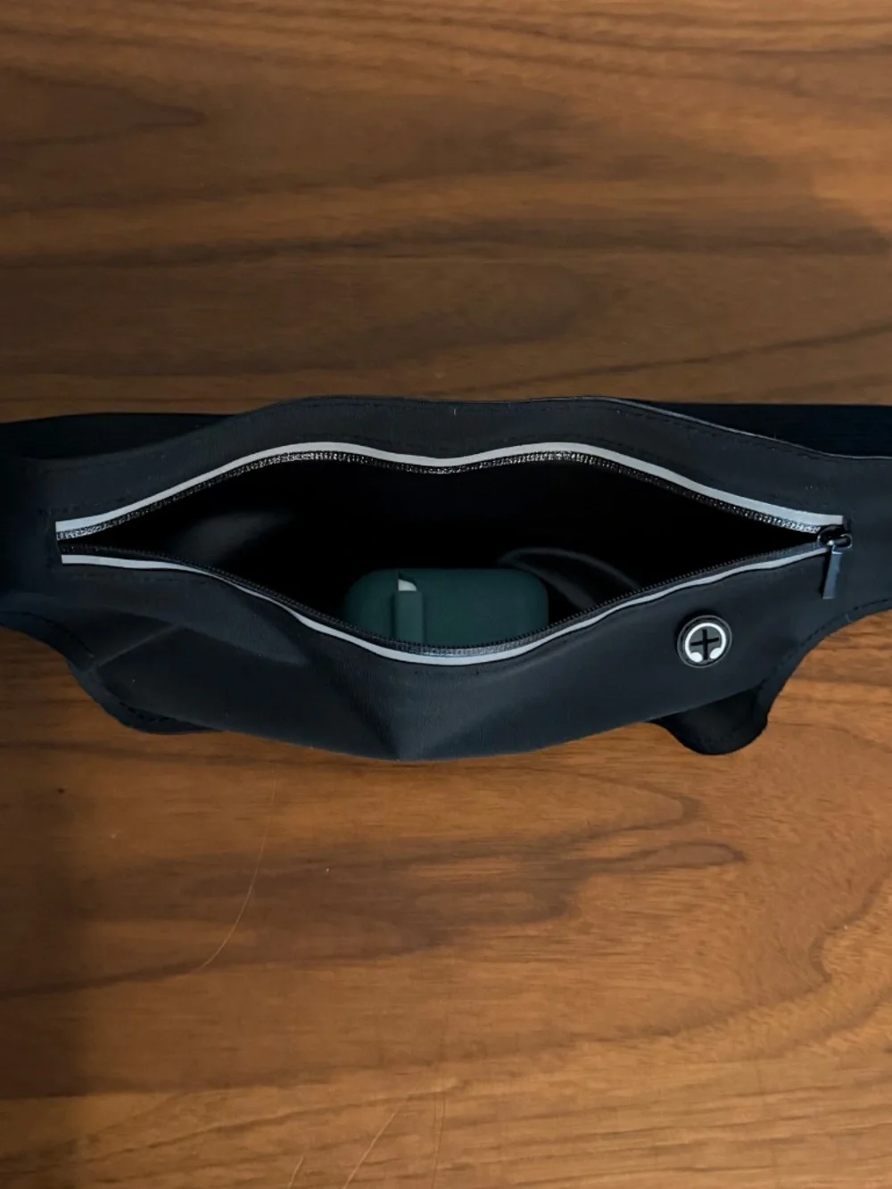 Slim Running Belt Waist Pack for Hiking & Workouts | Black